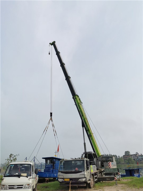 江永县桥梁建设吊装案例